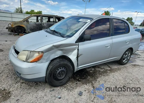 2001 Toyota Echo z USA, uszkodzony, nr VIN JTDBT123110190079